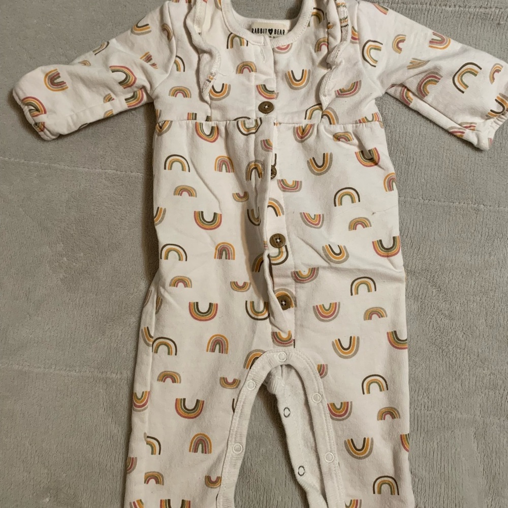 Unisex rainbow onesie